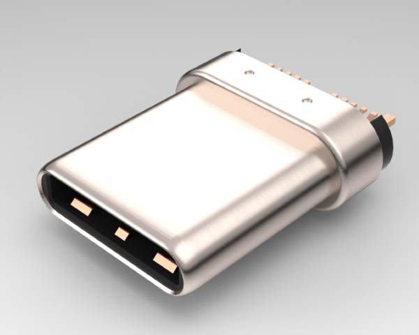 USB连接器type-c接口犀牛模型下载